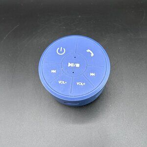 Atomi AT1561 Water Resistant Bluetooth Shower Speaker Blue TESTED WORKS